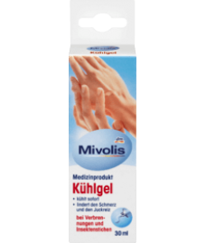 Охлаждающий гель от ожогов и укусов насекомых Mivolis Kühlgel, 30 ml